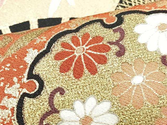 平和屋着物■豪華黒留袖　扇面雪輪花文　金彩　正絹　逸品　CABH4278xe