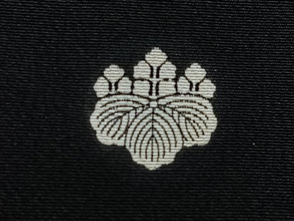 平和屋着物■豪華黒留袖　扇面雪輪花文　金彩　正絹　逸品　CABH4278xe