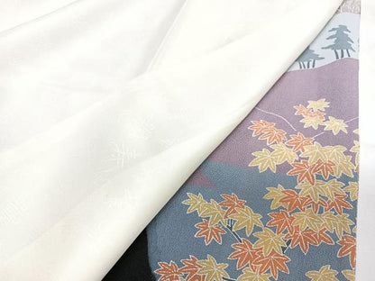 平和屋着物■豪華黒留袖　風景文　暈し染め　金彩　正絹　逸品　CABH4289xe