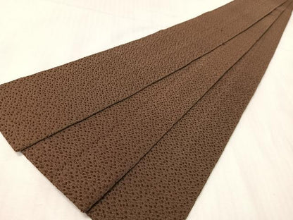 平和屋着物●男性　本場筑前博多織　角帯　あられ文様　正絹　逸品　CABH4404vp