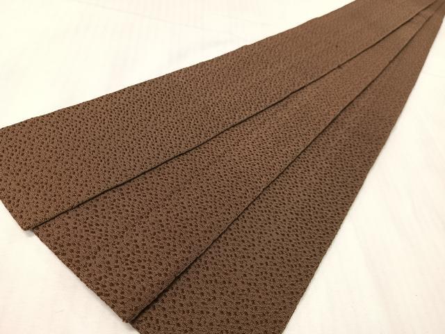 平和屋着物●男性　本場筑前博多織　角帯　あられ文様　正絹　逸品　CABH4404vp