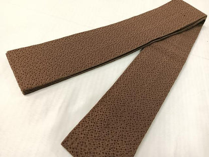 平和屋着物●男性　本場筑前博多織　角帯　あられ文様　正絹　逸品　CABH4404vp