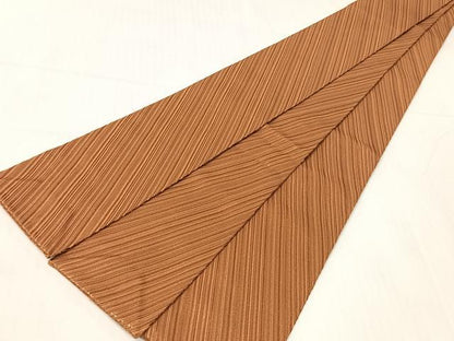 平和屋着物●男性　本場筑前博多織　角帯　斜線文　正絹　逸品　CABH4415vp