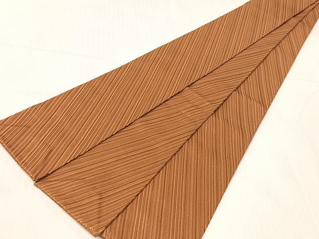 平和屋着物●男性　本場筑前博多織　角帯　斜線文　正絹　逸品　CABH4415vp