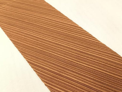 平和屋着物●男性　本場筑前博多織　角帯　斜線文　正絹　逸品　CABH4415vp
