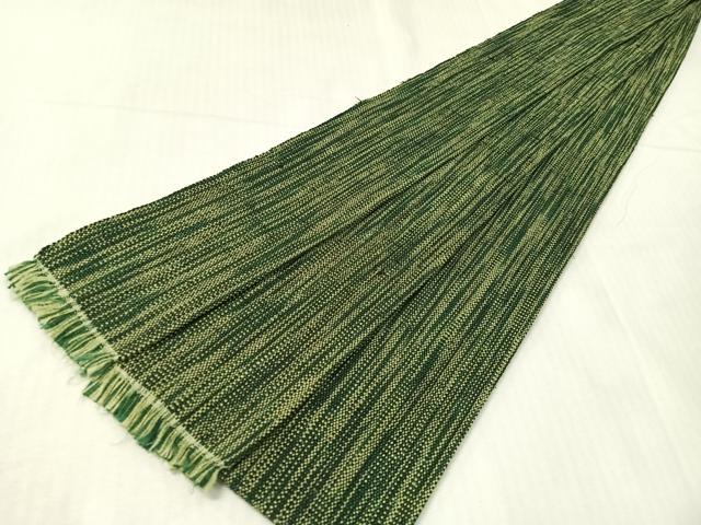平和屋着物●男性　角帯　紬地　霞文　正絹　逸品　CABH4416vp