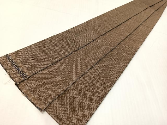 平和屋着物●男性　本場筑前博多織　角帯　吉祥花文　正絹　逸品　CABH4419vp
