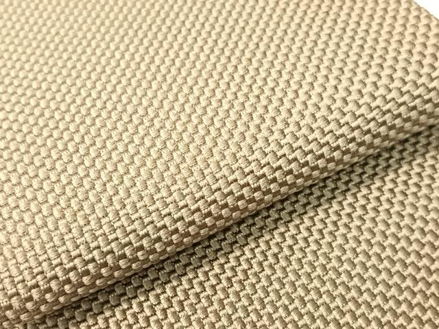 平和屋着物●男性　本場筑前博多織　角帯　市松織　空五倍子色　正絹　逸品　CABH4430vp
