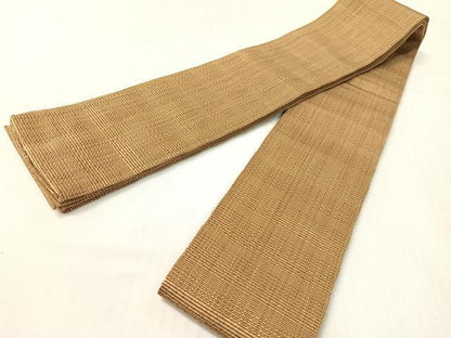 平和屋着物●男性　本場筑前博多織　角帯　横段文　正絹　逸品　CABH4432vp