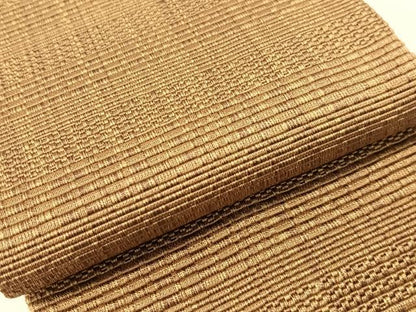平和屋着物●男性　本場筑前博多織　角帯　横段文　正絹　逸品　CABH4432vp