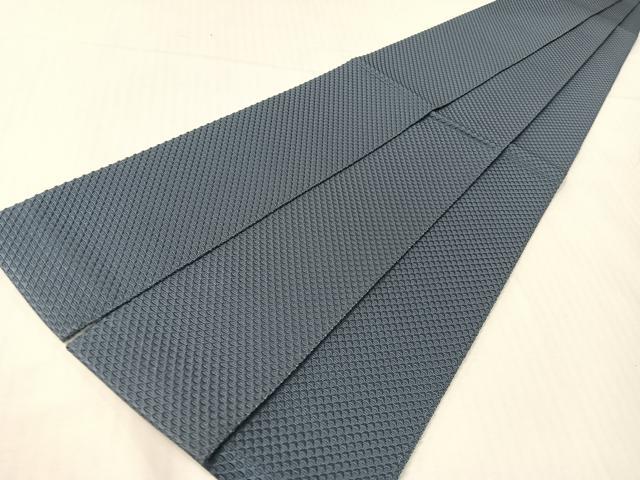 平和屋着物●男性　本場筑前博多織　角帯　鱗文様　薄花色　正絹　逸品　未使用　CABH4436vp