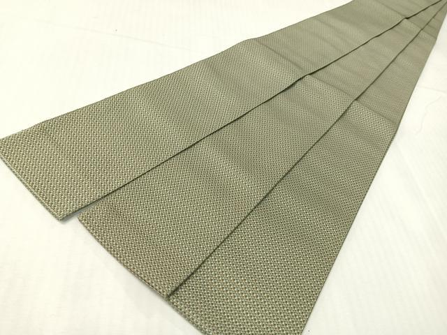 平和屋着物●男性　本場筑前博多織　角帯　吉祥文様　正絹　逸品　未使用　CABH4438vp