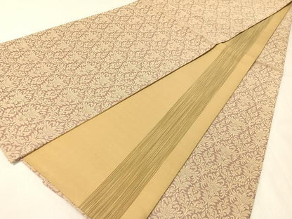 平和屋着物●両面　全通柄袋帯　更紗吉祥文　正絹　逸品　CABH4454vp