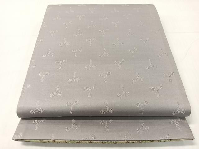 平和屋着物●両面　六通柄袋帯　宝相華　正絹　逸品　CABH4456vp