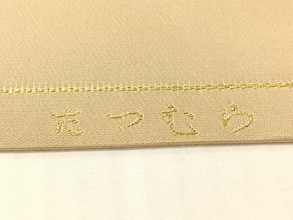 平和屋着物●龍村美術織物　たつむら　九寸名古屋帯　寄せ亀甲　金糸　正絹　逸品　CABH4471vp