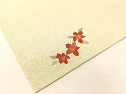 平和屋着物●爪掻き本綴れ　太鼓柄袋帯　地紙花文　金銀糸　正絹　逸品　未使用　CABH4480vp