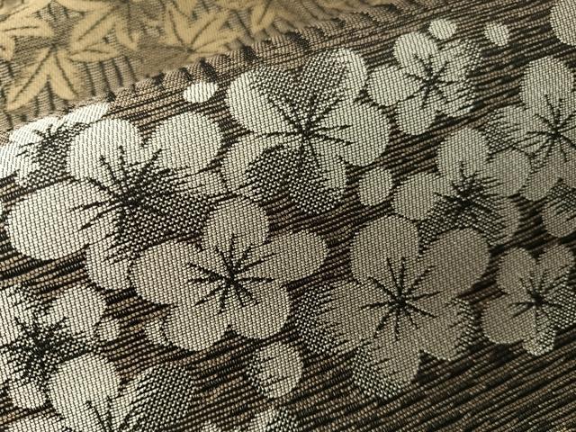 平和屋着物▽両面　六通柄袋帯　スリーシーズン　春夏秋　横段花文　やまと誂製　正絹　逸品　CABH4507vp