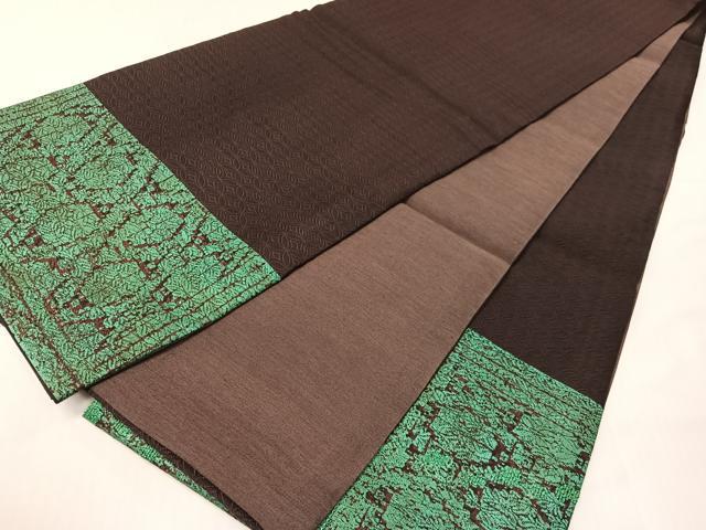 平和屋着物●中国三大刺繍　相良刺繍　太鼓柄袋帯　吉祥文様　正絹　逸品　CABH4517vp