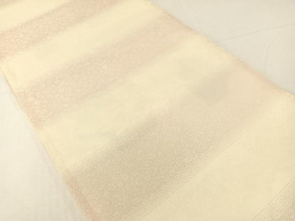 平和屋着物▽両面　六通柄袋帯　スリーシーズン　春夏秋　唐織　更紗唐草文　金銀糸　さが美扱い　正絹　逸品　CABH4522vp