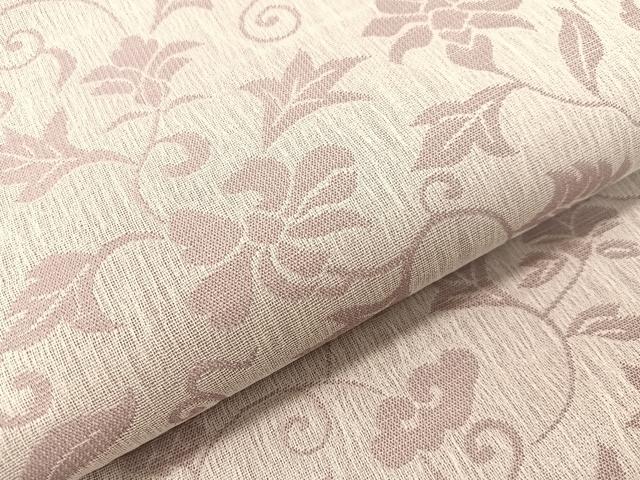 平和屋着物▽両面　六通柄袋帯　スリーシーズン　春夏秋　櫛織　更紗唐草間道　正絹　逸品　未使用　CABH4523vp