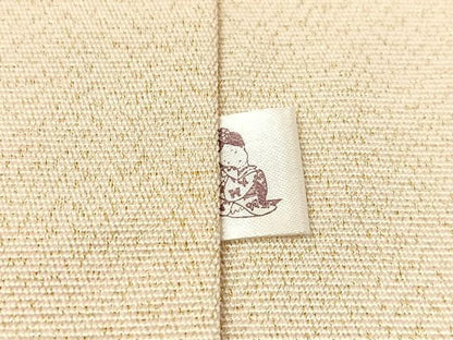 平和屋着物●爪掻き本綴れ　八寸名古屋帯　霞文　金銀糸　正絹　逸品　CABH4529vp