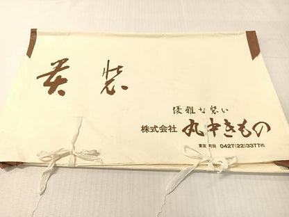平和屋着物●京都西陣織物師 三代目・波多野諦観 爪掻本綴 太鼓柄袋帯 金銀糸 色紙・共箱・たとう紙・証紙付き 正絹 逸品 未使用CABH4557vp