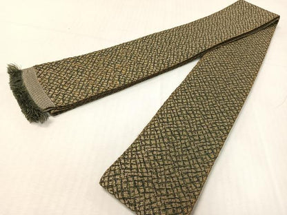 平和屋着物●男性　角帯　網目文様　正絹　逸品　CABH4567vp