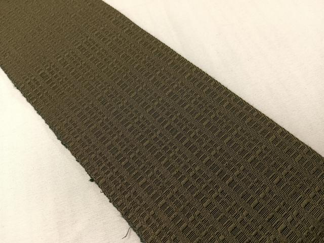 平和屋着物●男性　両面　角帯　格子柄　黒鳶色　千歳茶色　CABH4579vp