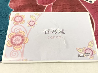 平和屋着物●両面　半幅帯　香乃逢　未使用　CABH4596vp