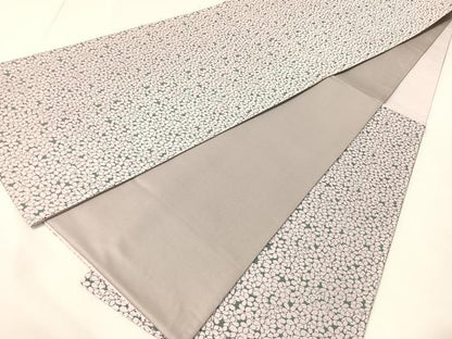 平和屋着物●六通柄袋帯　唐織　舞花尽くし　正絹　逸品　CABH4611vp