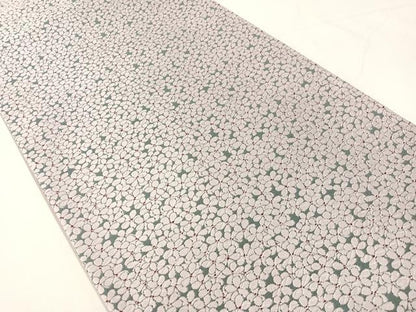 平和屋着物●六通柄袋帯　唐織　舞花尽くし　正絹　逸品　CABH4611vp