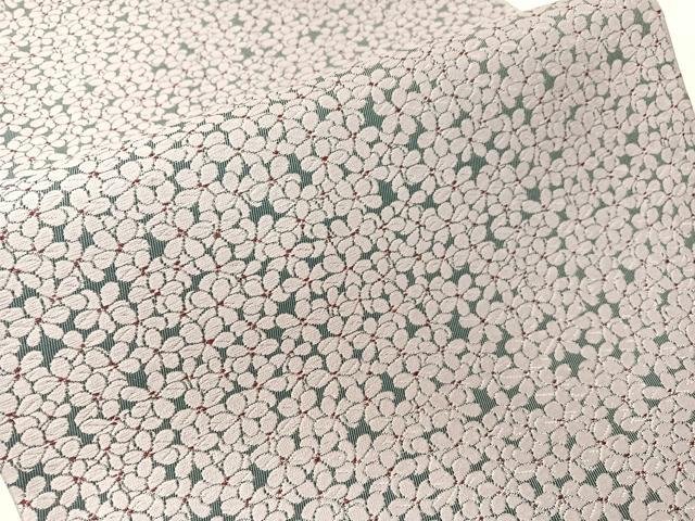 平和屋着物●六通柄袋帯　唐織　舞花尽くし　正絹　逸品　CABH4611vp