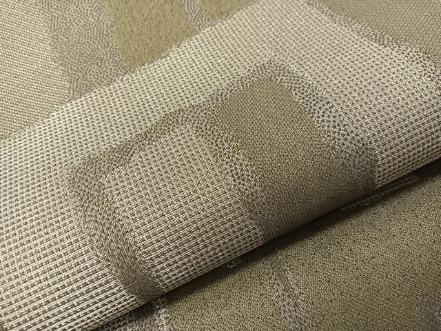 平和屋着物▽両面　六通柄袋帯　スリーシーズン　春夏秋　源氏香　銀糸　正絹　逸品　未使用　CABH4693vp