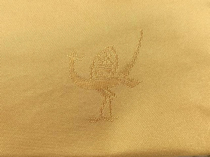 平和屋着物●西陣　白綾苑大庭　つけ帯　誰が袖花蝶文　金糸　正絹　逸品　CABH4711vp