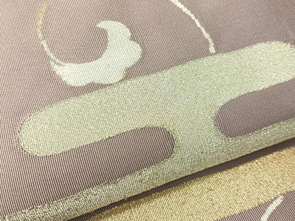平和屋着物●つけ帯　綴れ　エ霞唐草文　金銀糸　正絹　逸品　CABH4714vp