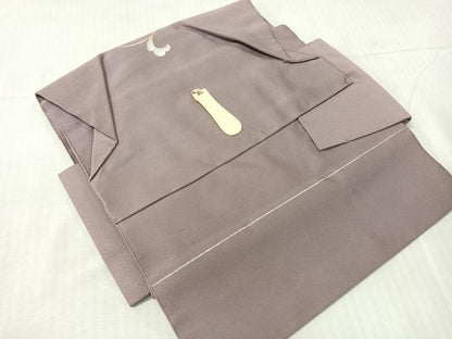 平和屋着物●つけ帯　綴れ　エ霞唐草文　金銀糸　正絹　逸品　CABH4714vp
