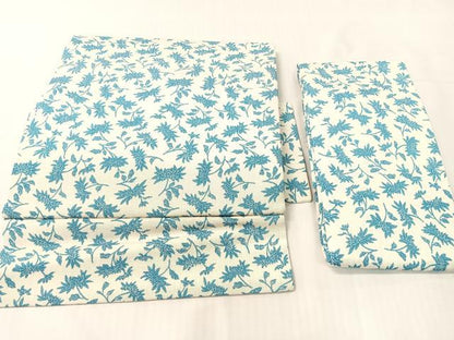 平和屋着物●つけ帯　型染め　菊尽くし　正絹　逸品　CABH4716vp