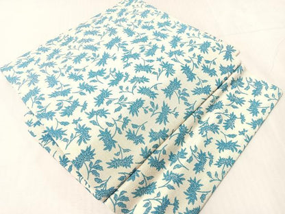 平和屋着物●つけ帯　型染め　菊尽くし　正絹　逸品　CABH4716vp