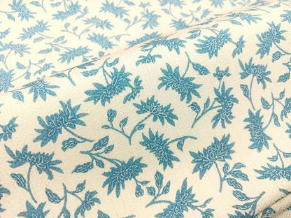 平和屋着物●つけ帯　型染め　菊尽くし　正絹　逸品　CABH4716vp