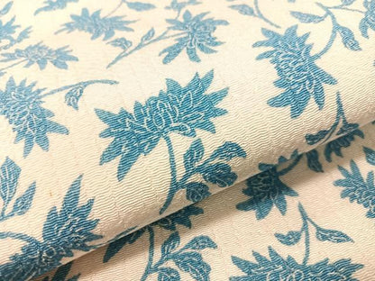 平和屋着物●つけ帯　型染め　菊尽くし　正絹　逸品　CABH4716vp