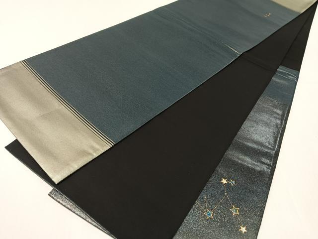平和屋着物●螺鈿　太鼓柄袋帯　星座　天秤　金銀糸　正絹　逸品　CABH4787vp