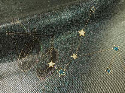 平和屋着物●螺鈿　太鼓柄袋帯　星座　天秤　金銀糸　正絹　逸品　CABH4787vp