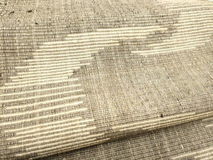 平和屋着物●八寸名古屋帯　紬地　流水文　正絹　逸品　CABH4809hy
