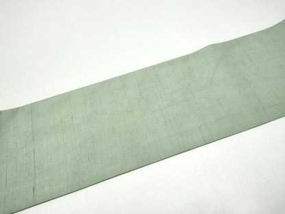 平和屋着物●九寸名古屋帯　紬地　色無地　岩井茶色　正絹　逸品　CABH4843hy