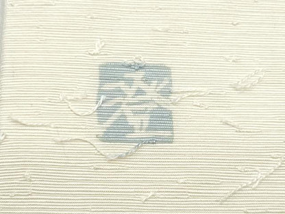 平和屋着物●九寸名古屋帯　作家物　髭紬　ろうけつ染　流水菊文　正絹　逸品　CABH4848hy