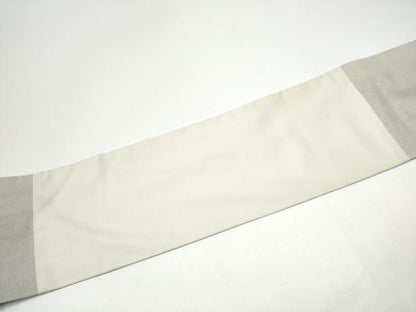 平和屋着物●九寸名古屋帯　型染め　舞蝶文　正絹　逸品　CABH4859hy