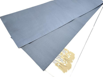 平和屋着物●太鼓柄袋帯　紹巴　風景文　金糸　正絹　逸品　CABH4878hy