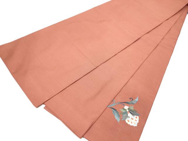 平和屋着物●太鼓柄袋帯　綴れ　更紗花文　金糸　正絹　逸品　CABH4910hy