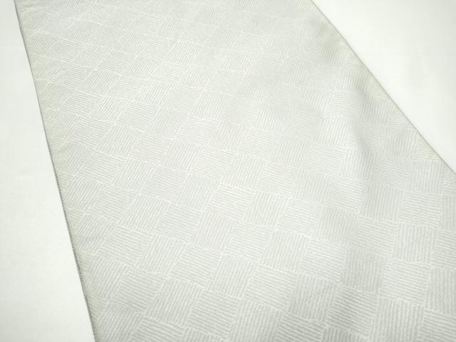 平和屋着物●両面　全通柄袋帯　紹巴織　菱花文　正絹　逸品　CABH4919hy