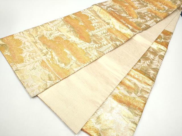 平和屋着物●西陣　織楽浅野　六通柄袋帯　松　正絹　逸品　CABH4921hy